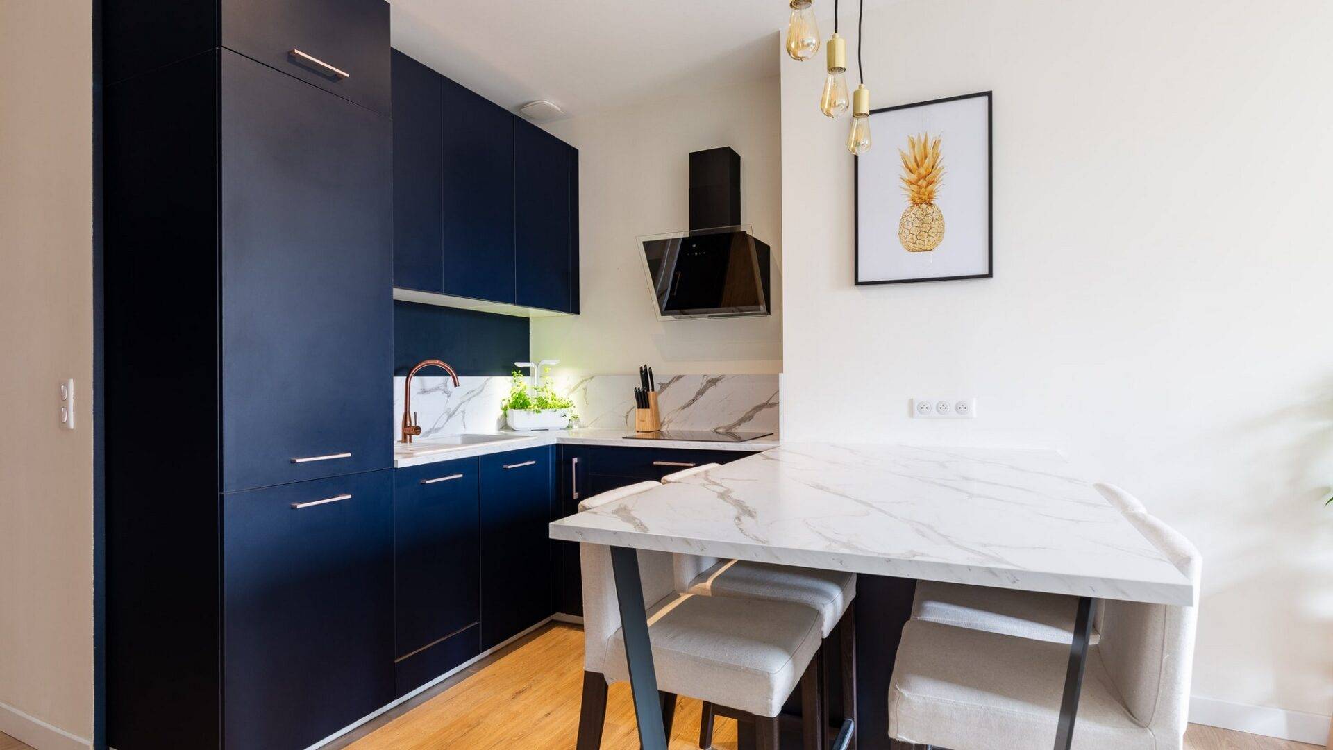 Cuisine de l’appartement T2 à Lyon 7, par Nestia
